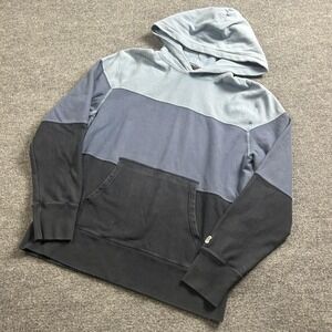 Champion X Todd Snyder Hoodie Mens XL Blue Colorblock Pullover Fleece Sweatshirt